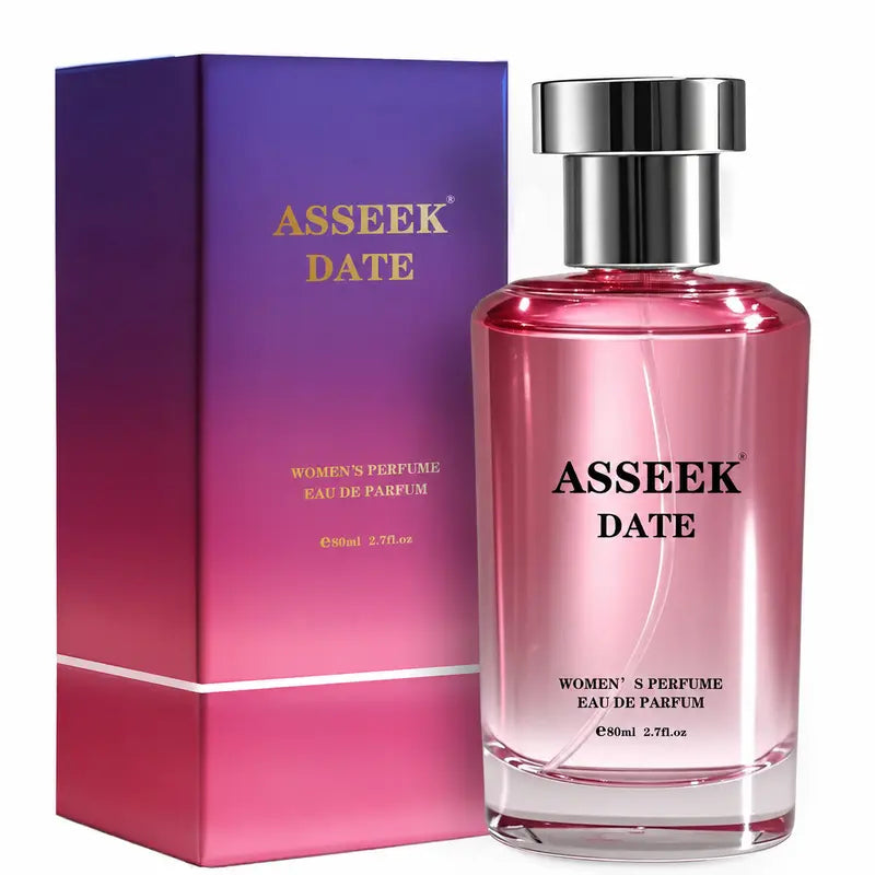 ASSEEK DATE Eau De Perfume 80Ml (2.7Fl Oz) - Aromatic Chic Gourmand, Long Lasting Vanilla Caramel Scent, Adults, Back to School, Gifts for Women